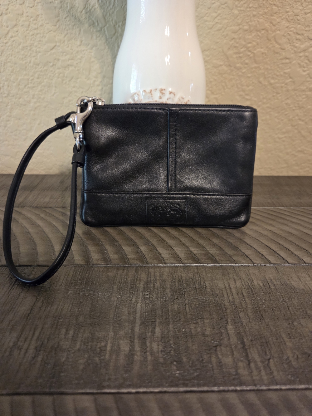 Coach Leather Wristlet